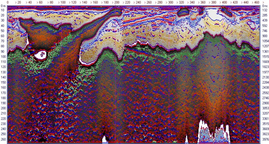 Vápence s čedičem do 260m hloubky Vápence s čedičem do 260m hloubky